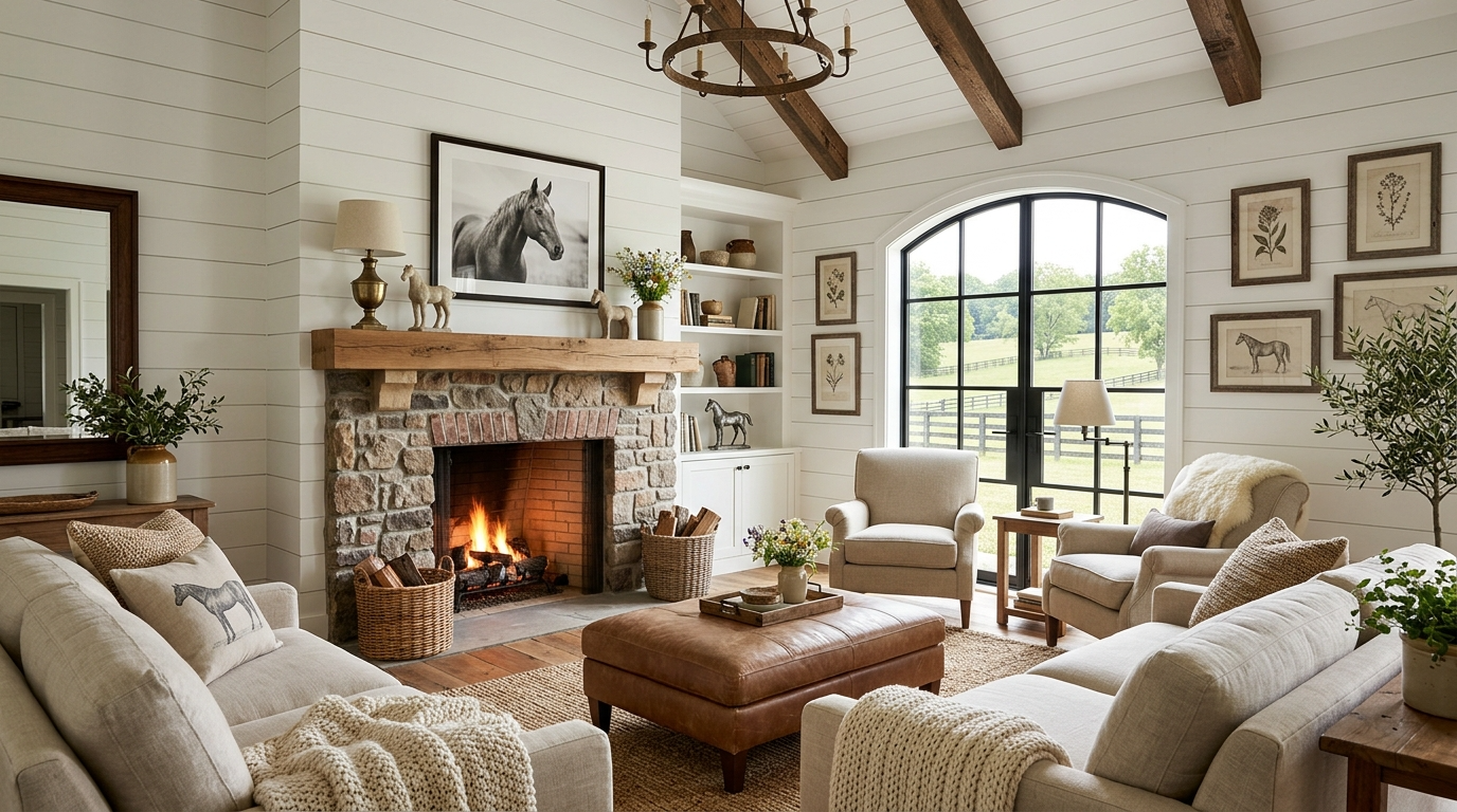 Use lighting that feels classic and tailored